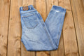 Vintage 1990s Distressed Concept XXV Light Wash Tapered Mom Jeans