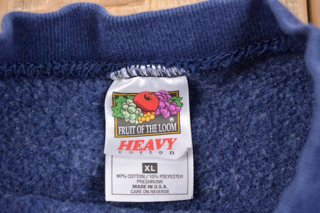 Vintage 1990s "The Standard Evening Post" Ellis Merchants Form Co-op Crewneck Sweatshirt  90s Crewneck  Souvenir  Made In USA Streetwear