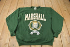 Vintage 1990s Marshall University Thundering Herd Collegiate Crewneck