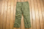 Vintage 1977 Military Chemical Protective Trousers Size 38 x 29.5