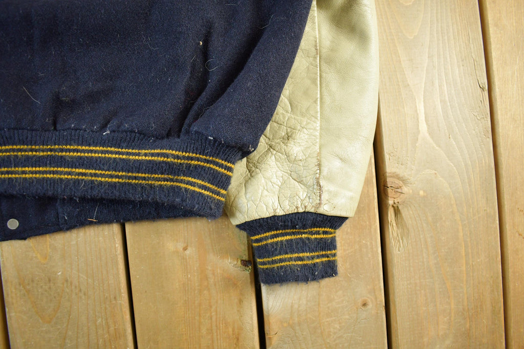 Vintage 1984 Butwin Hy-Landers Collegiate Wool Leather Varsity Jacket Men's Large