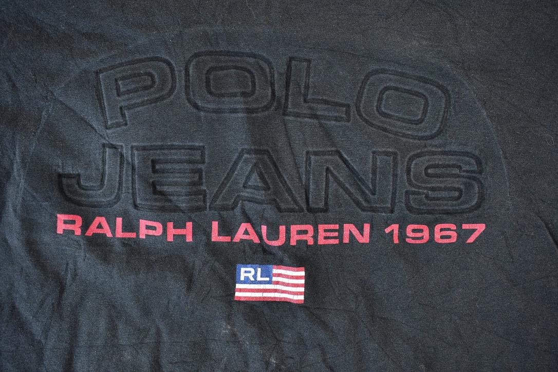 Vintage 1990s Polo Ralph Lauren Jeans Company Graphic T-Shirt