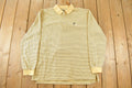 Vintage 1990s Ashworth Striped Rugby Shirt Men's Large