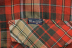 Vintage 1990s Wrangler Plaid Button Up Shirt