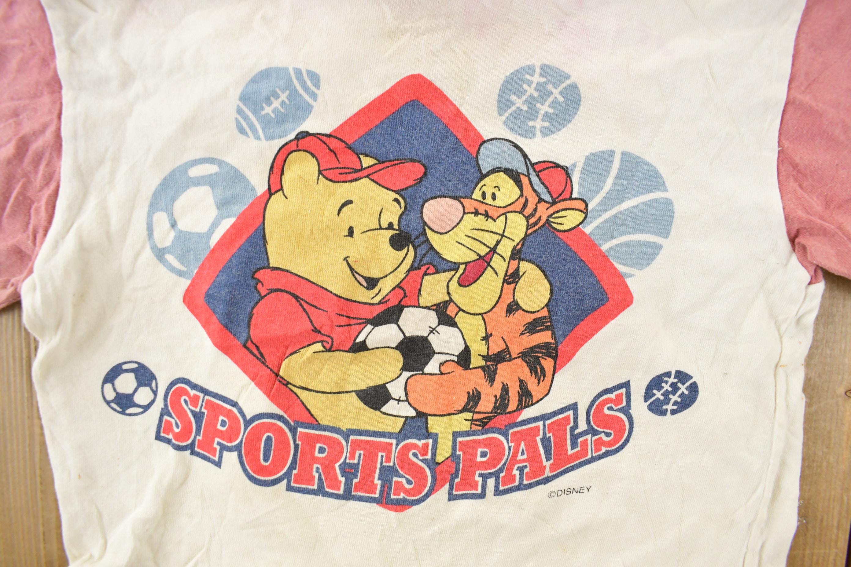 Vintage 1990s Winnie The Pooh Cartoon T-Shirt Toddler Medium