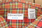 Vintage 1990s Covington Plaid Button Up Shirt