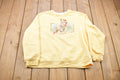 Vintage 1990s Floral Double Collar Crewneck Sweatshirt