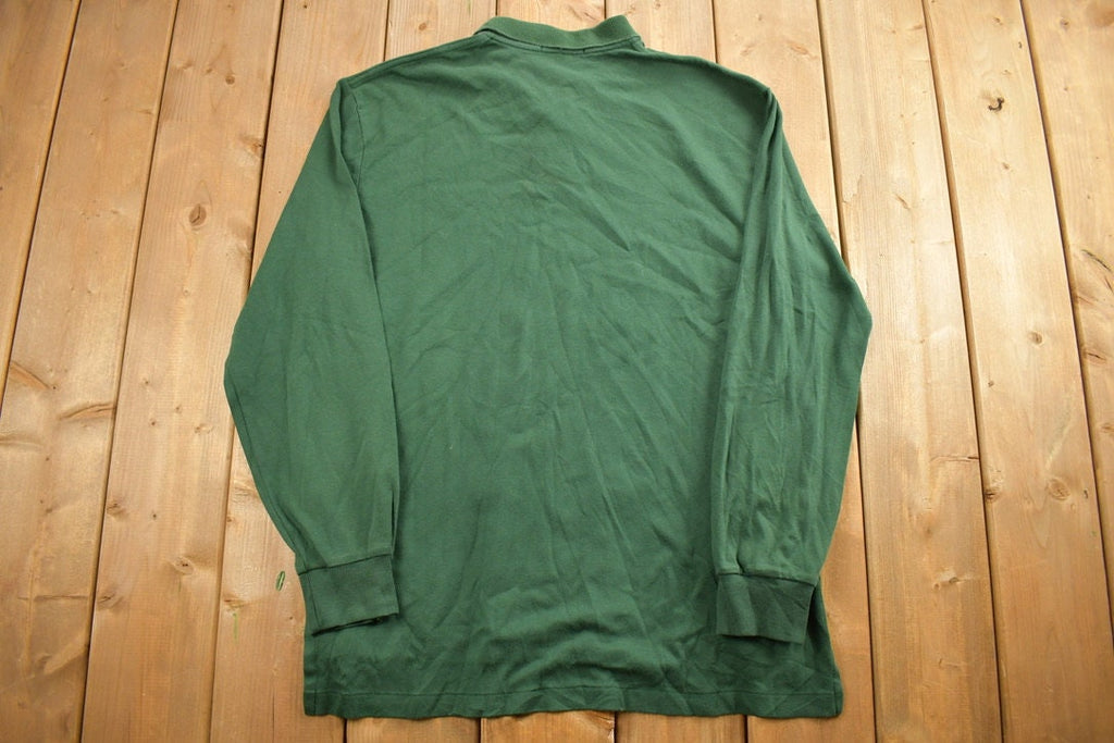 Vintage 1990s Green Polo By Ralph Lauren