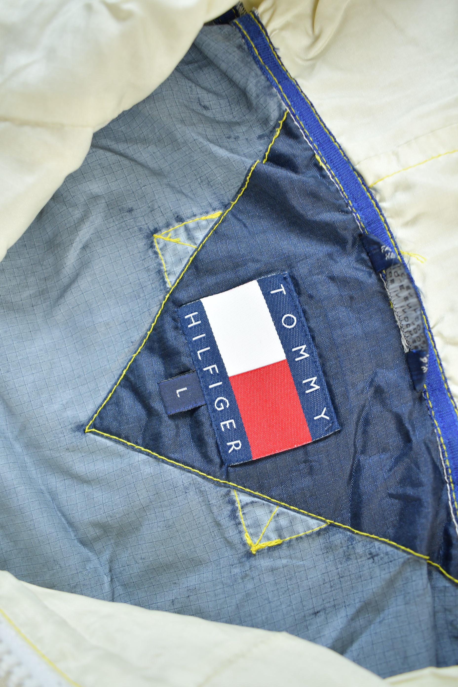 Vintage 1990s Tommy Hilfiger Sailing Gear Packable Windbreaker Jacket