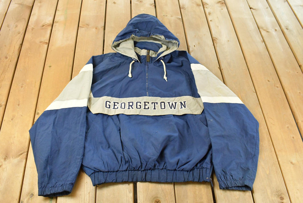 Vintage 1990s Georgetown University Hoyas Collegiate NCAA Anorak Jacket Men's XL