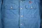 Vintage 1990s Cabelas Embroidered Heavy Button Up Shirt Made In USA