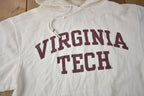 Vintage 1990s Virginia Tech University Collegiate hoodie Size Small