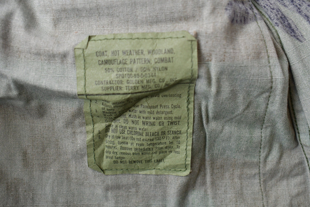 Vintage Military Button Up Shirt