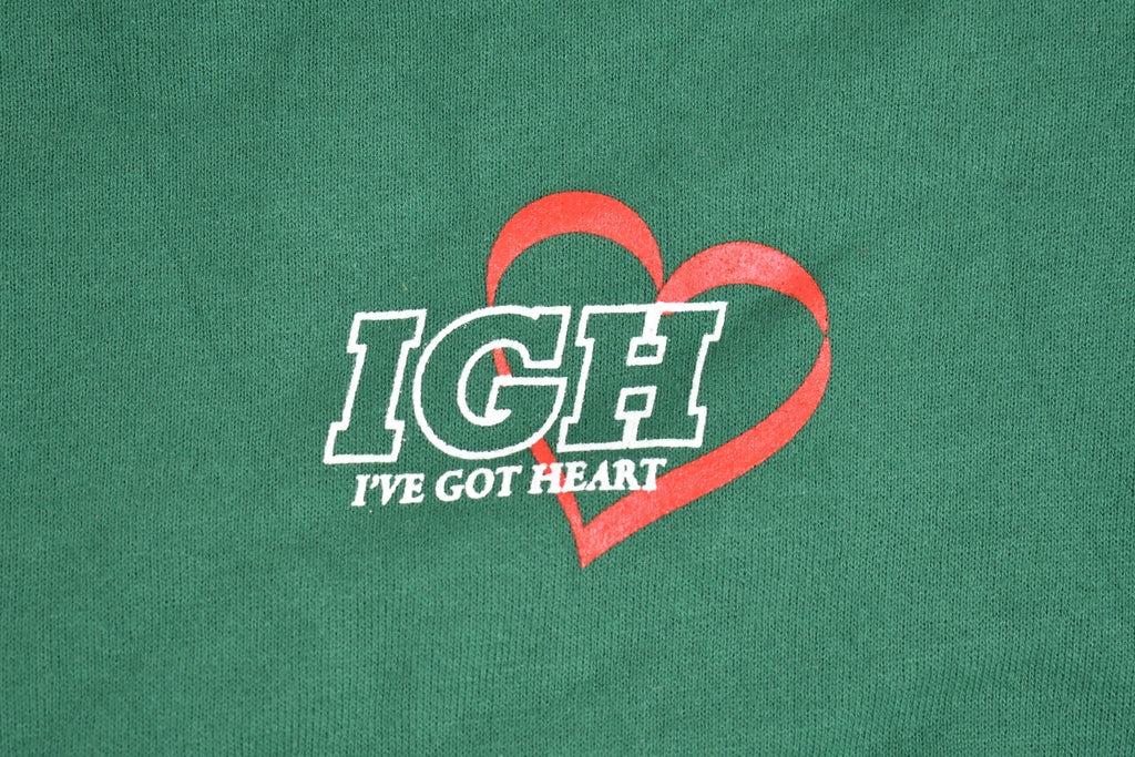 Vintage 1990s I've Got Heart Team Graphic Crewneck Sweatshirt