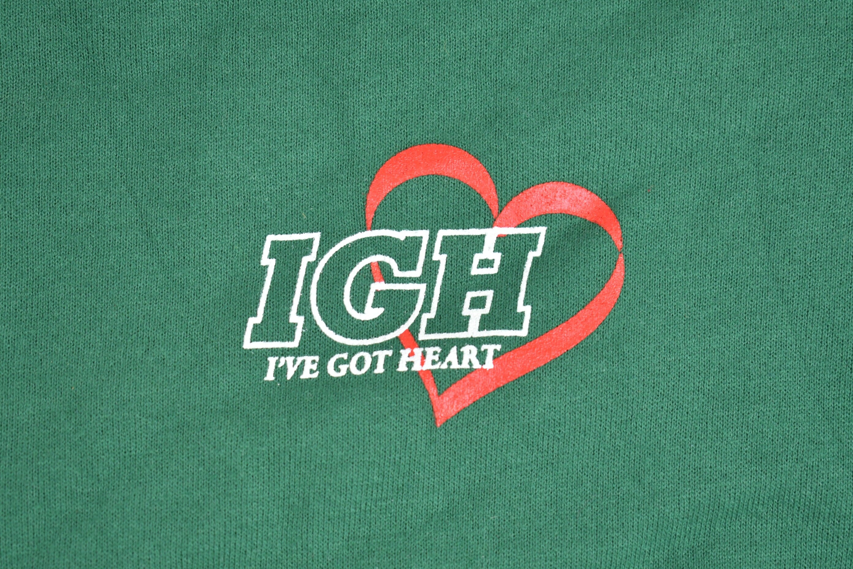 Vintage 1990s I've Got Heart Team Graphic Crewneck Sweatshirt