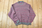 Vintage 1990s Monsieur Paris Knit Crewneck Sweater