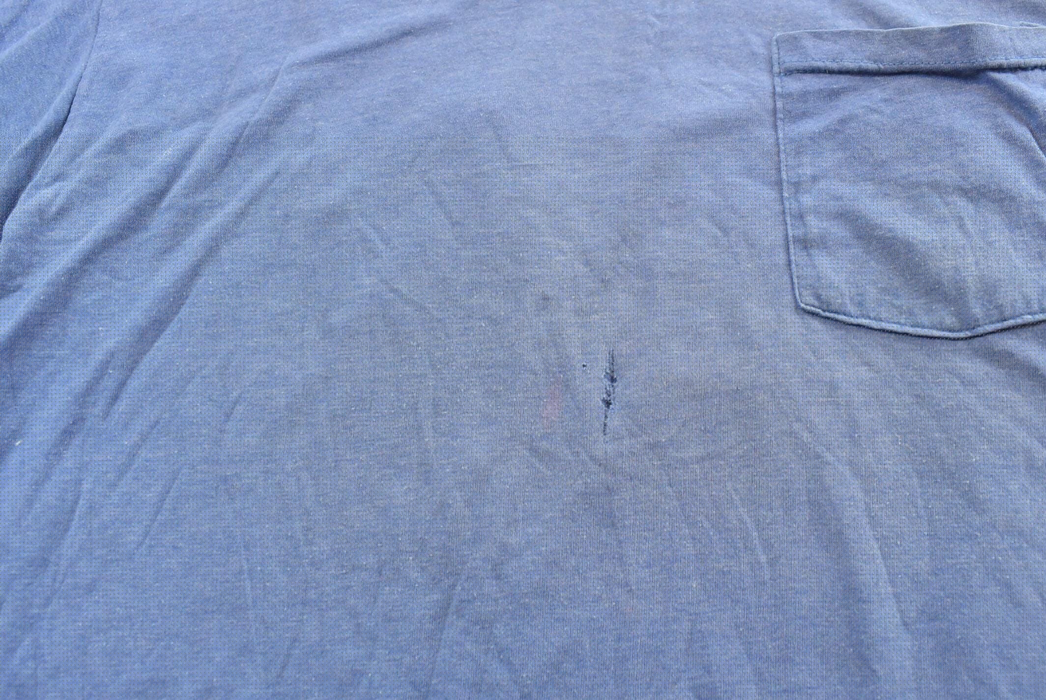 Vintage 1990s FotL Golden Blend Blank Blue Pocket T-Shirt Mens M /