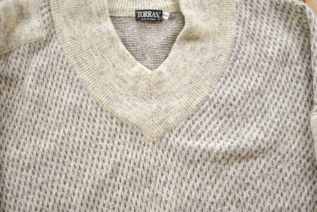 Vintage 1990s Torras V-Neck Knitted Sweater