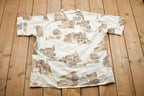 Vintage 1990s Club Euro Venice Short Sleeve Button Up Shirt