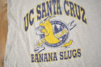 Vintage 1996 UC Santa Cruz Banana Slugs Collegiate Graphic T-Shirt Made In USA