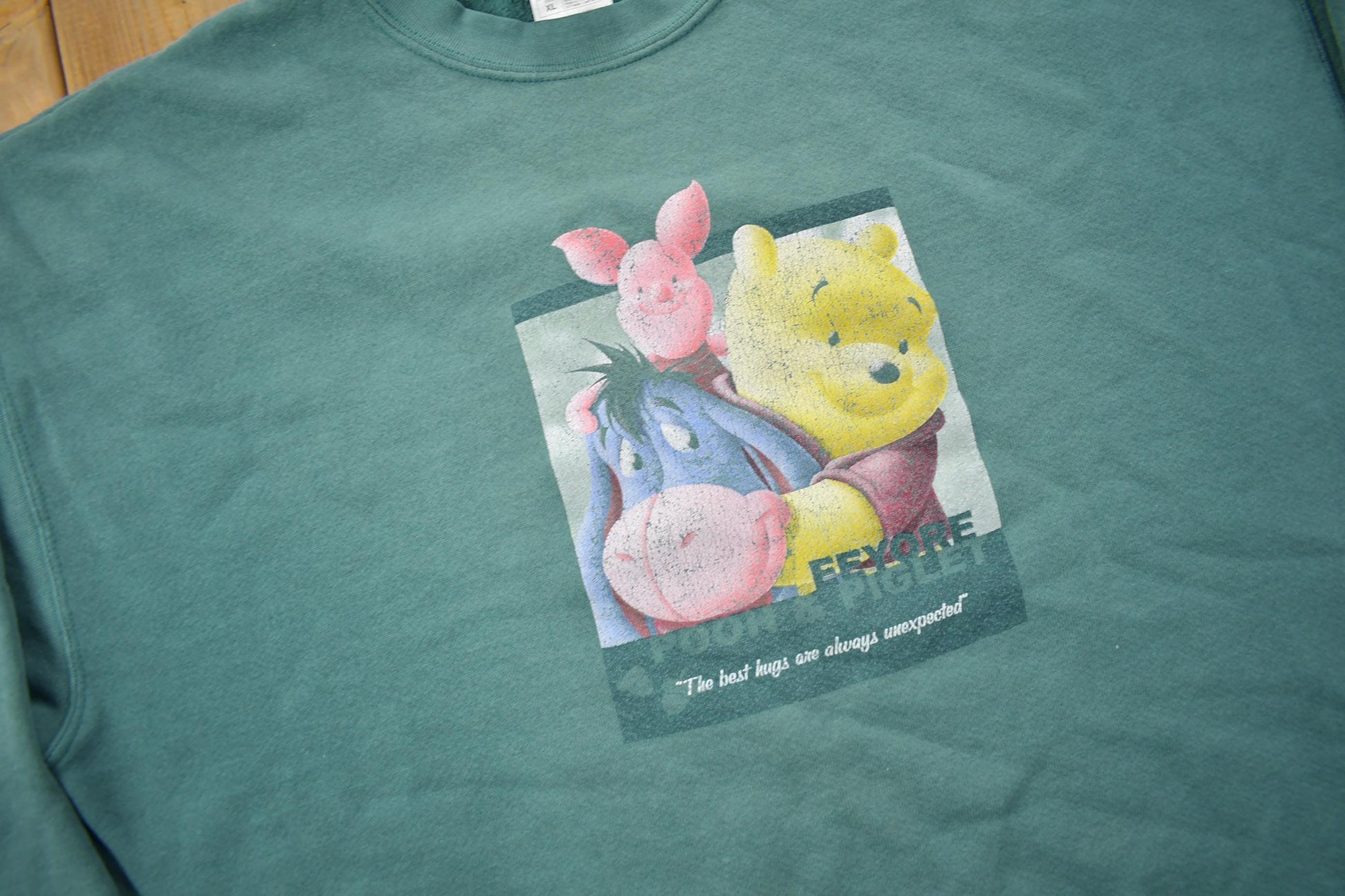 Vintage 1990s Disney Eeyore Winnie The Pooh Crewneck / Vintage Sweatshirt / Vintage Disney / Size XL