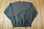 Vintage 1990s Blank BVD Crew Neck Sweatshirt / 90s Crewneck / Made In USA / Streetwear / Embroidered