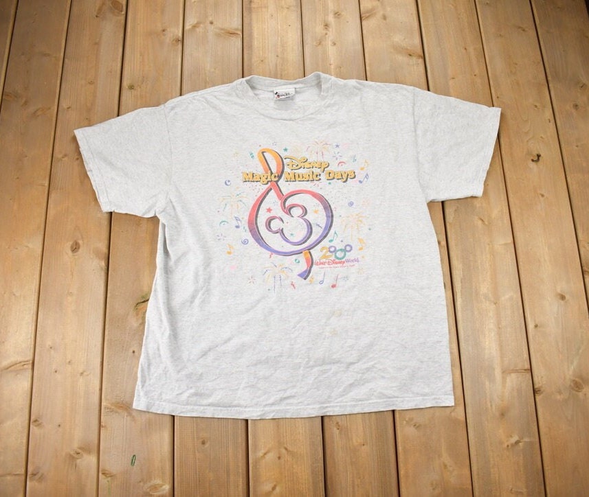 Vintage 2000s Disney Magic Music Days Promo T-Shirt