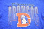 Vintage 1990s Team Rated Denver Broncos MLB Graphic T-Shirt