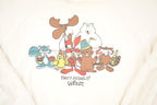 Vintage 1980s Quebec Party Animals Funny Souvenir Crewneck Sweatshirt Men's M