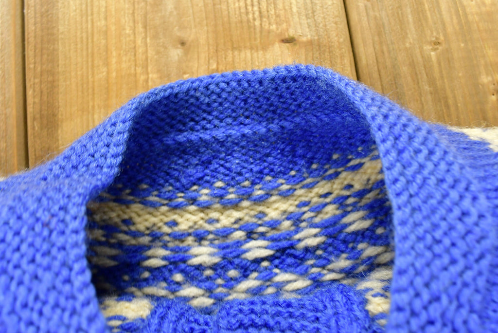 Vintage 1970s Knitted Button Down Sweater