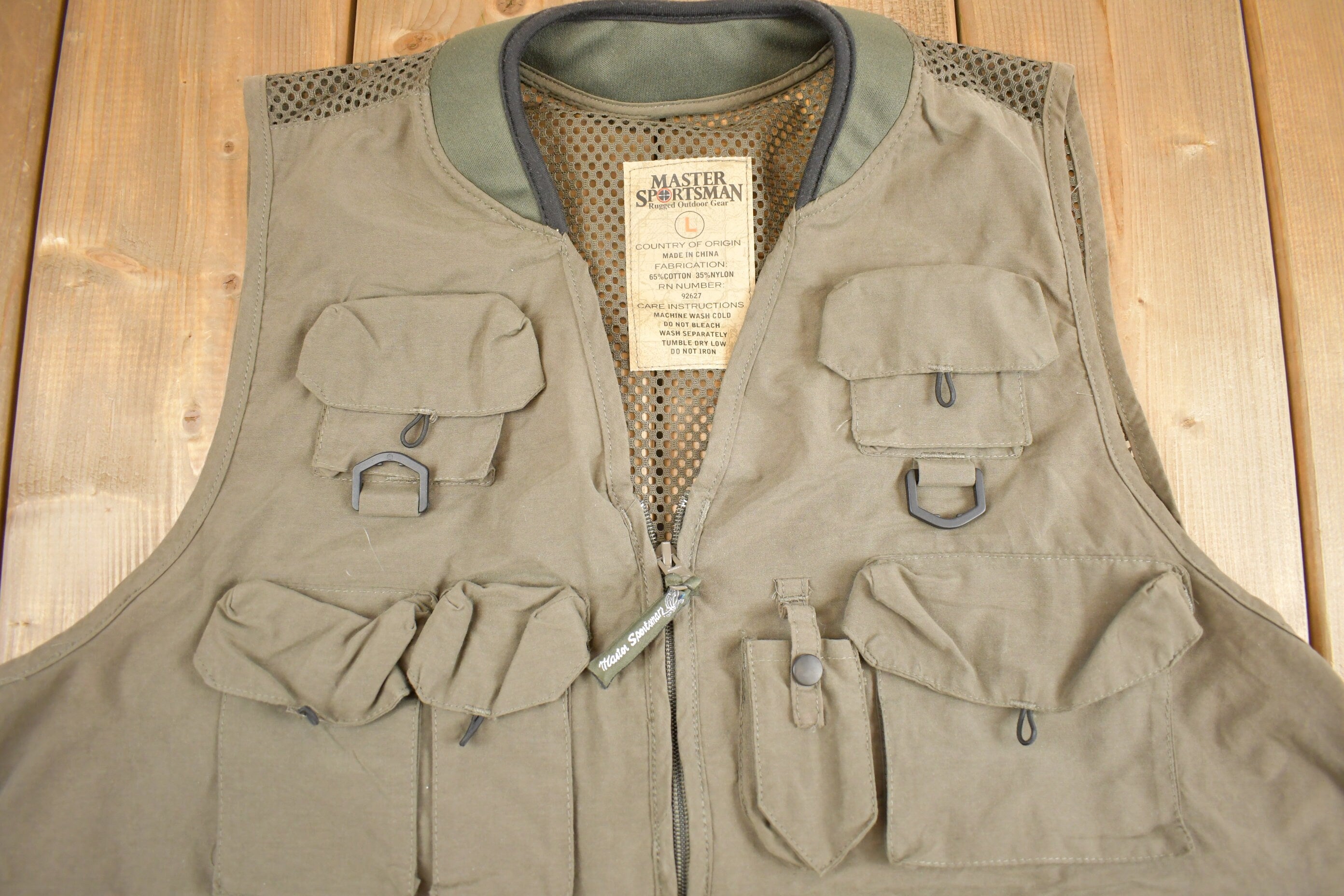 Vintage 1990s Master Sportsman Tactical Utility Vest