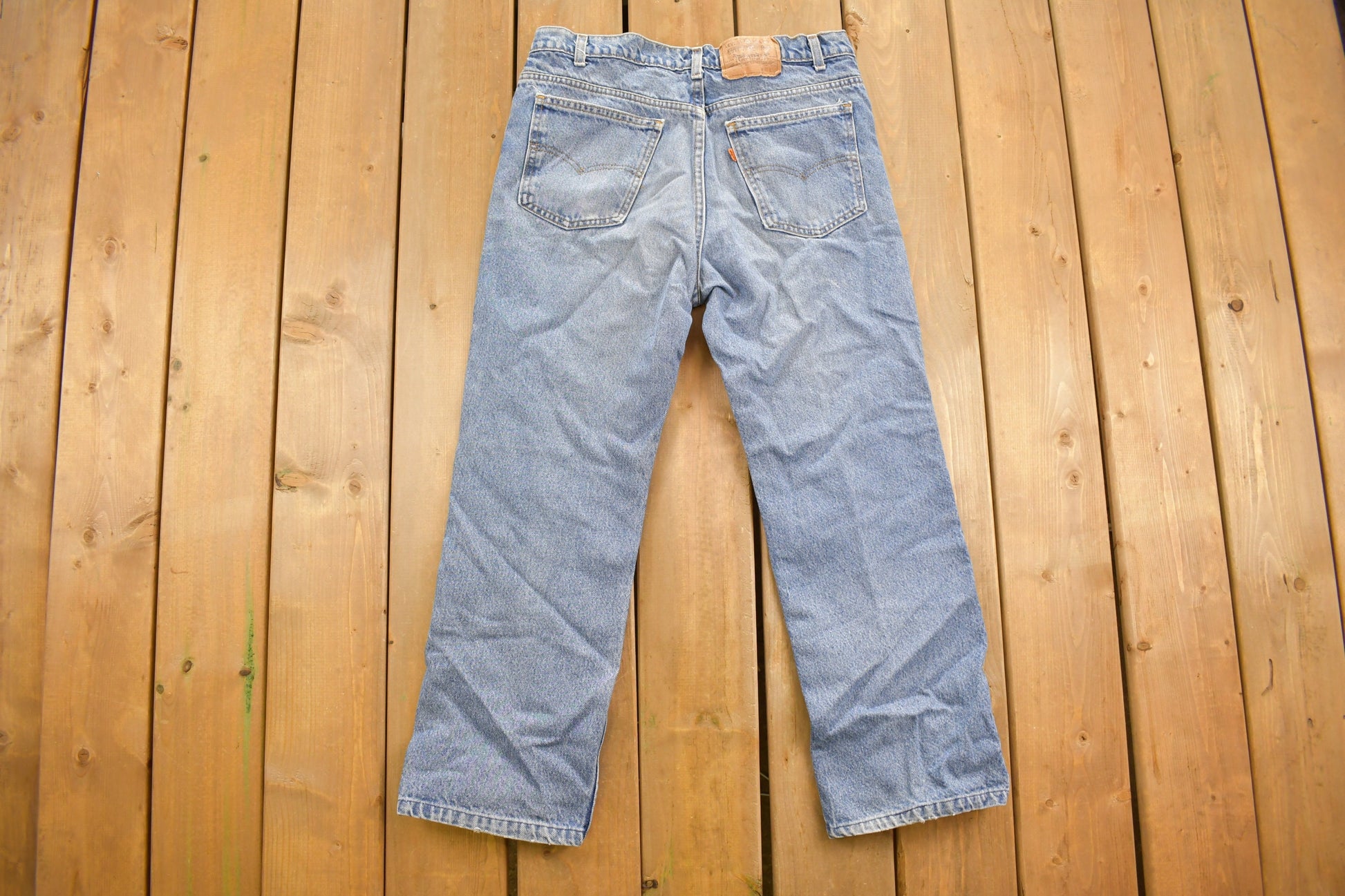 Vintage 1980s Levi's Orange Tab Jeans Size 34 x 26.5