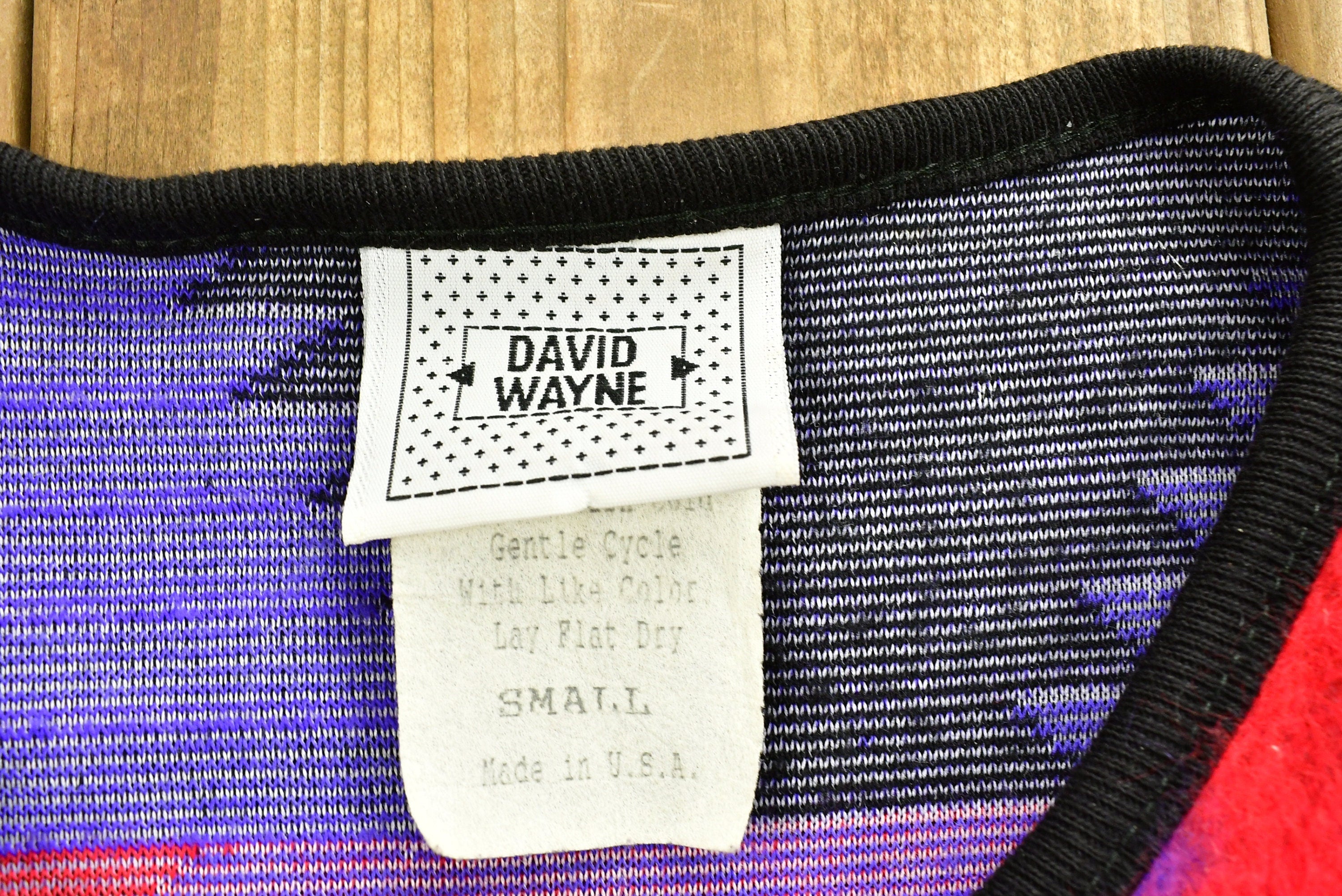 Vintage 90's David Wayne Aztec Graphic Knitted Sweater