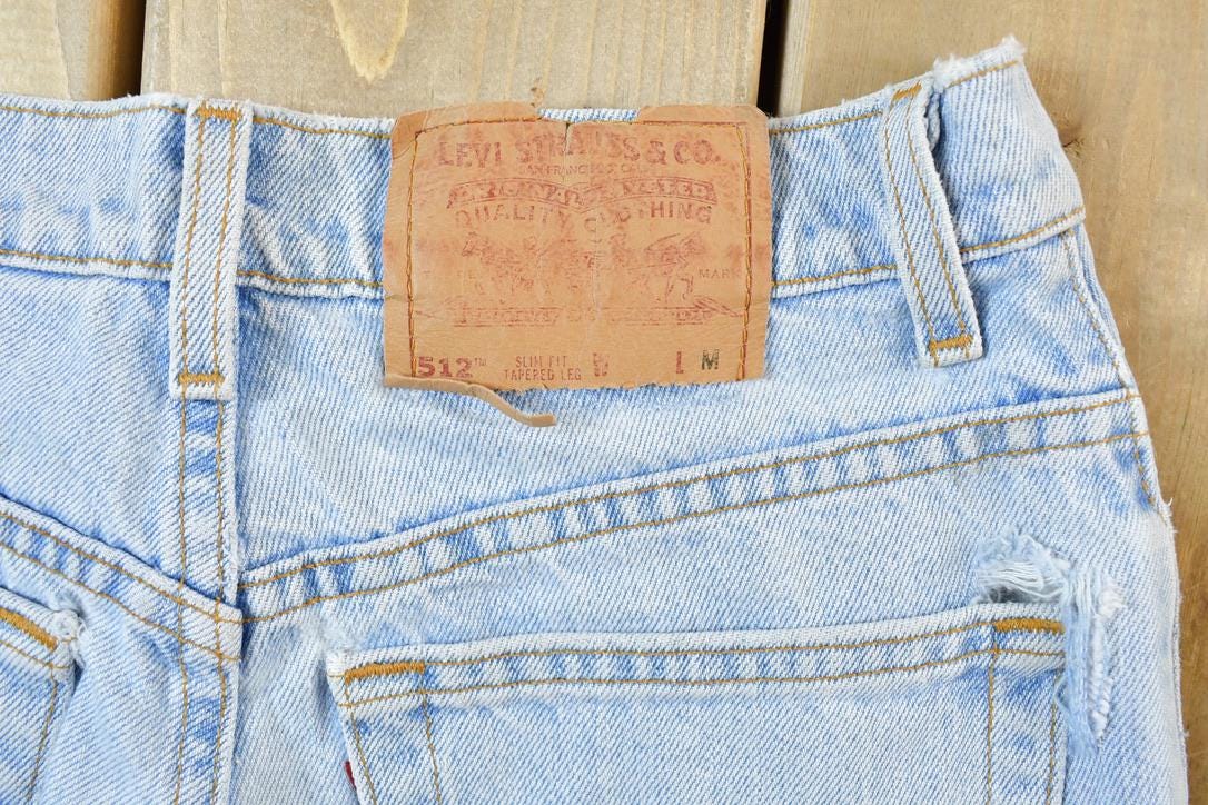 Vintage 1990s Levi Strauss Red Tab Denim Jeans Size 28