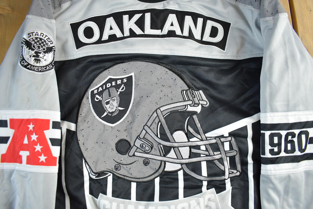 Vintage 2000s Oakland Raiders Pullover Crewneck Men's Large