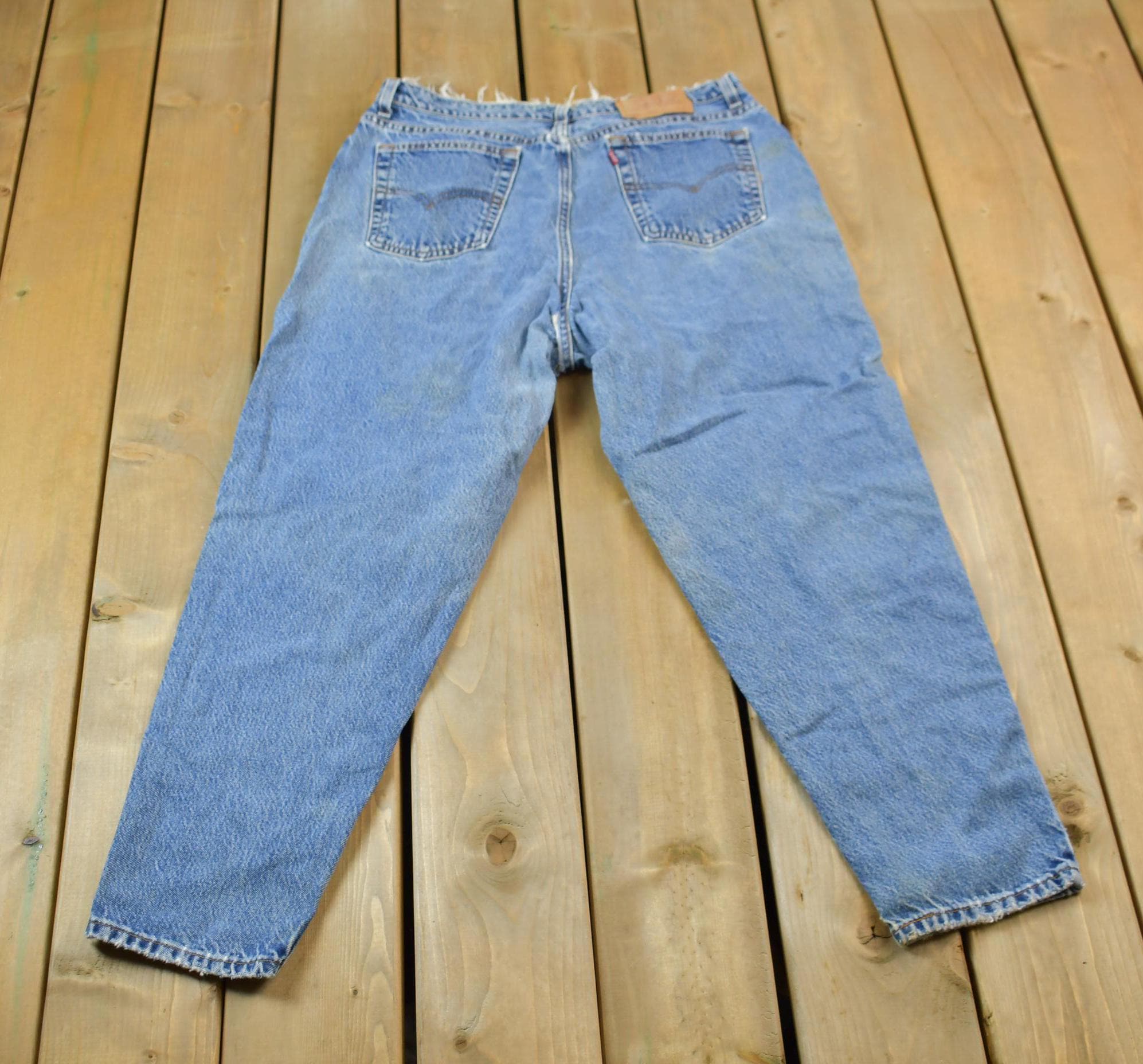 Vintage 1990s Levi's 522 Denim Women's Jeans Size 30 x 28