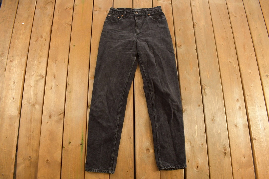 Vintage 1990s Levi's 551 Black Jeans Size 29 x 31.5