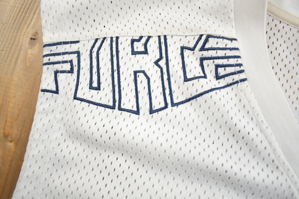 Vintage 2000s Nike Force Embroidered Mesh Basketball Jersey