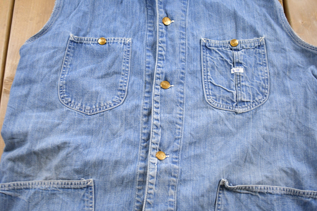 Vintage 1970s Lee Denim Jean Vest