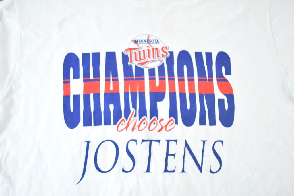 Vintage 1991 Minnesota Twins The Ring Baseball Graphic T-Shirt Mens XXL