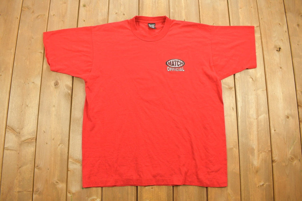 Vintage 1996 Match Official Graphic T-Shirt
