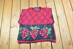 Vintage 1980s Knit Wool Sweater Vest