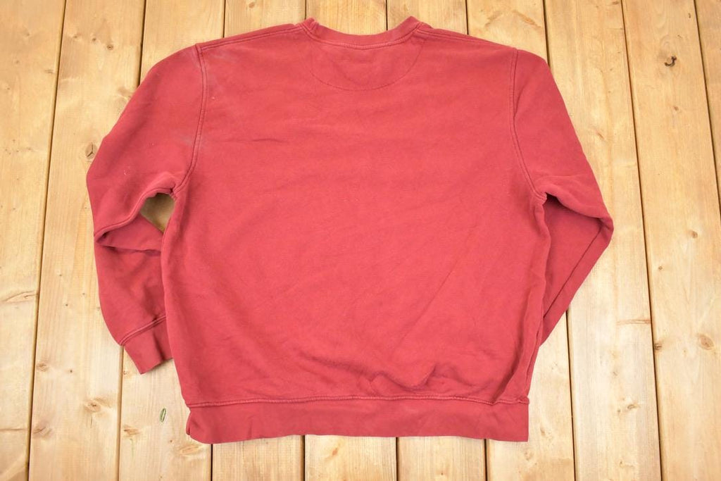 Vintage Y2K Nike Embroidered Mini Swoosh Crewneck Sweatshirt Men's L