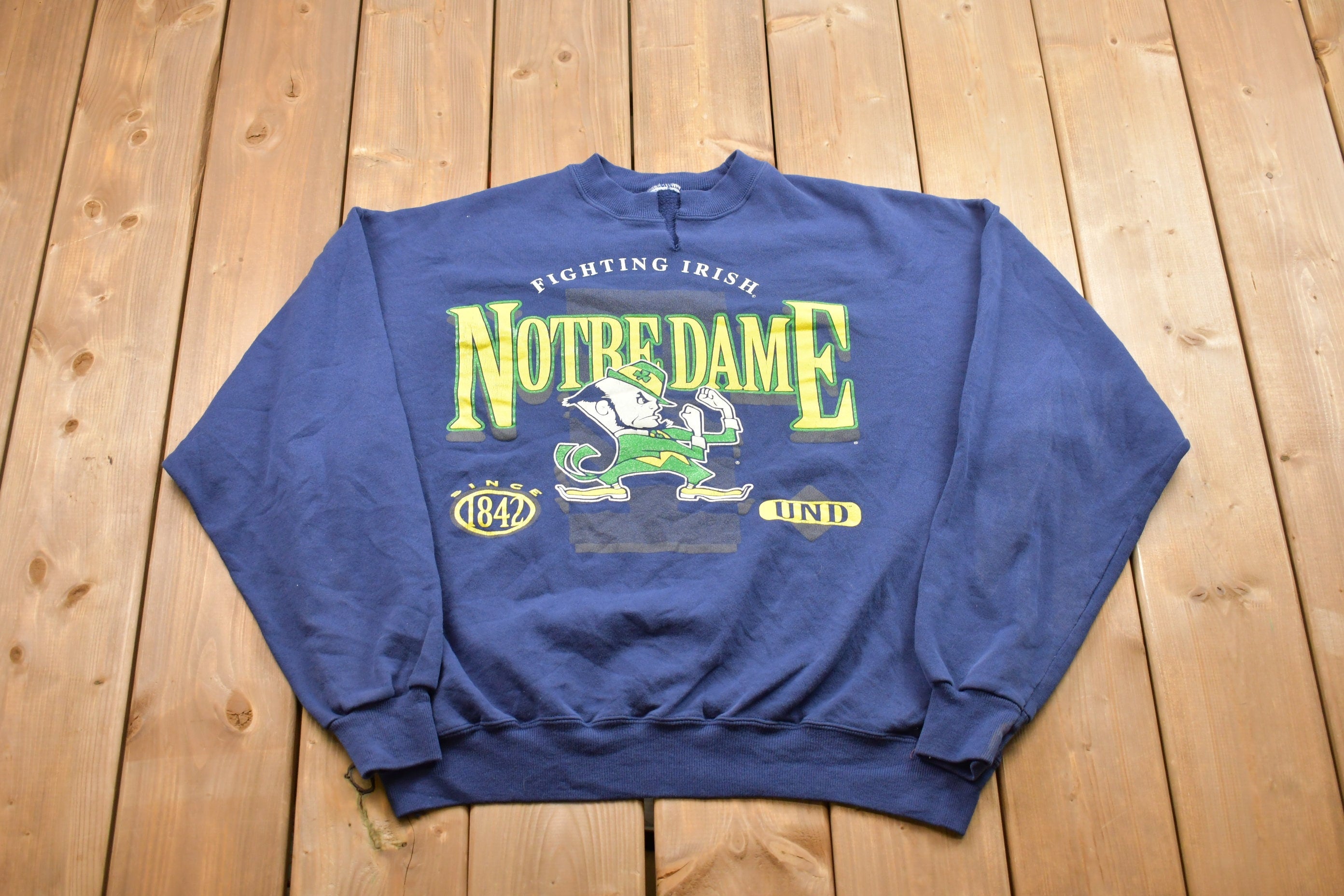Vintage 1990s University of Notre Dame Collegiate Crewneck