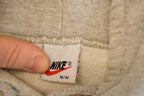 Vintage 1990s Nike Embroidered Mini Swoosh Hoodie Sweatshirt Men's L