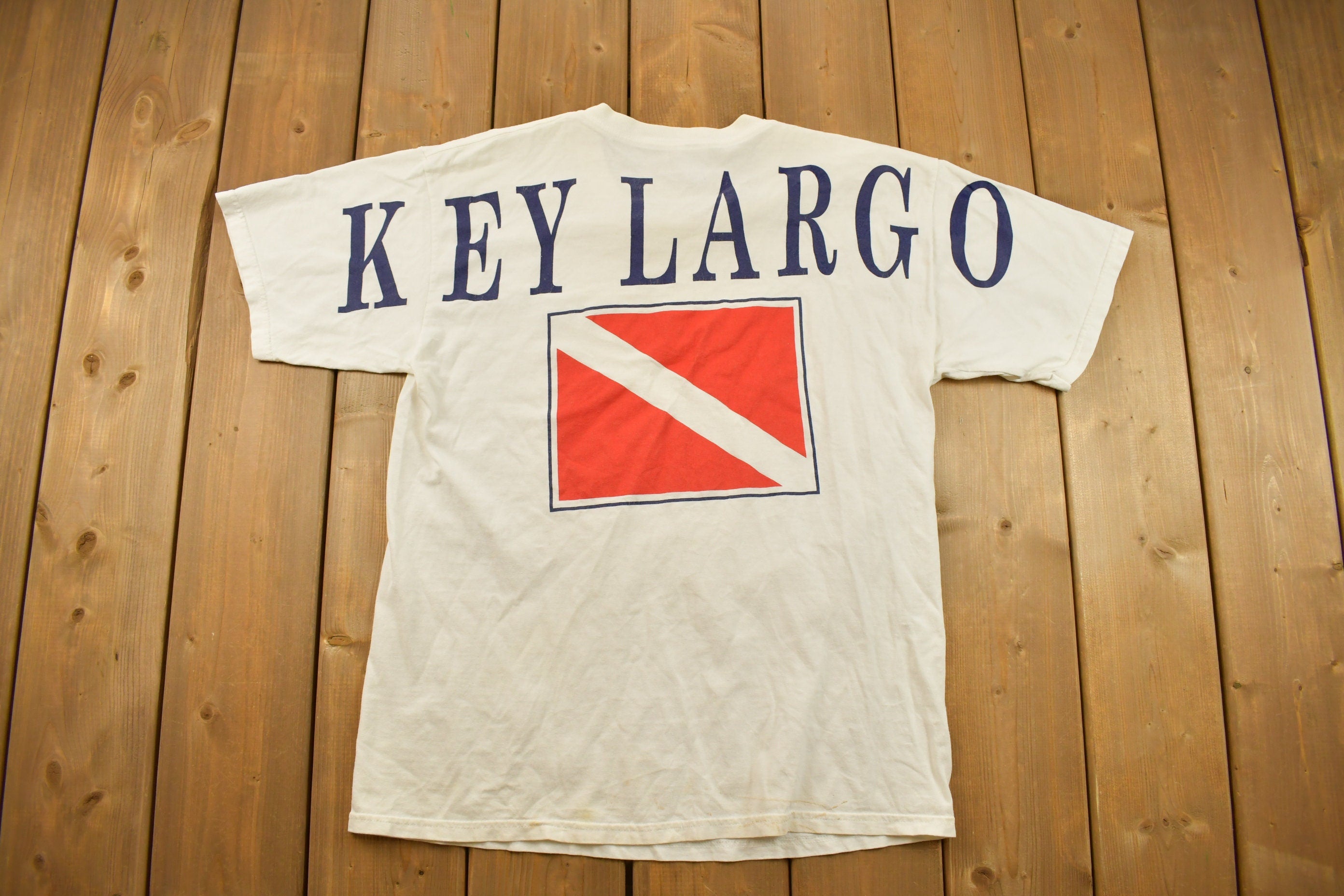 Vintage 1990s Key Largo Souvenir T Shirt