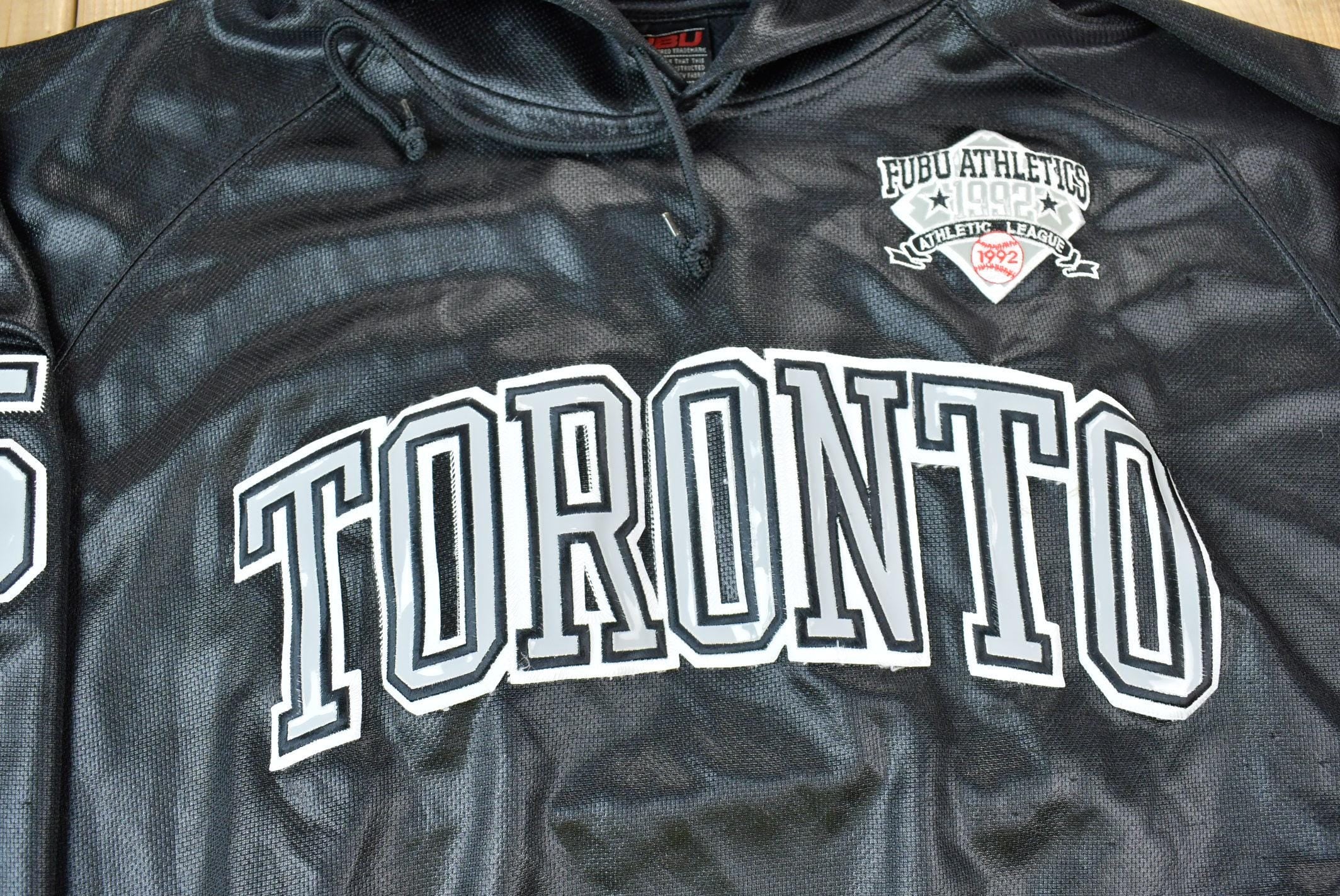 Vintage 1990s FUBU Toronto City Edition Embroidered Hoodie