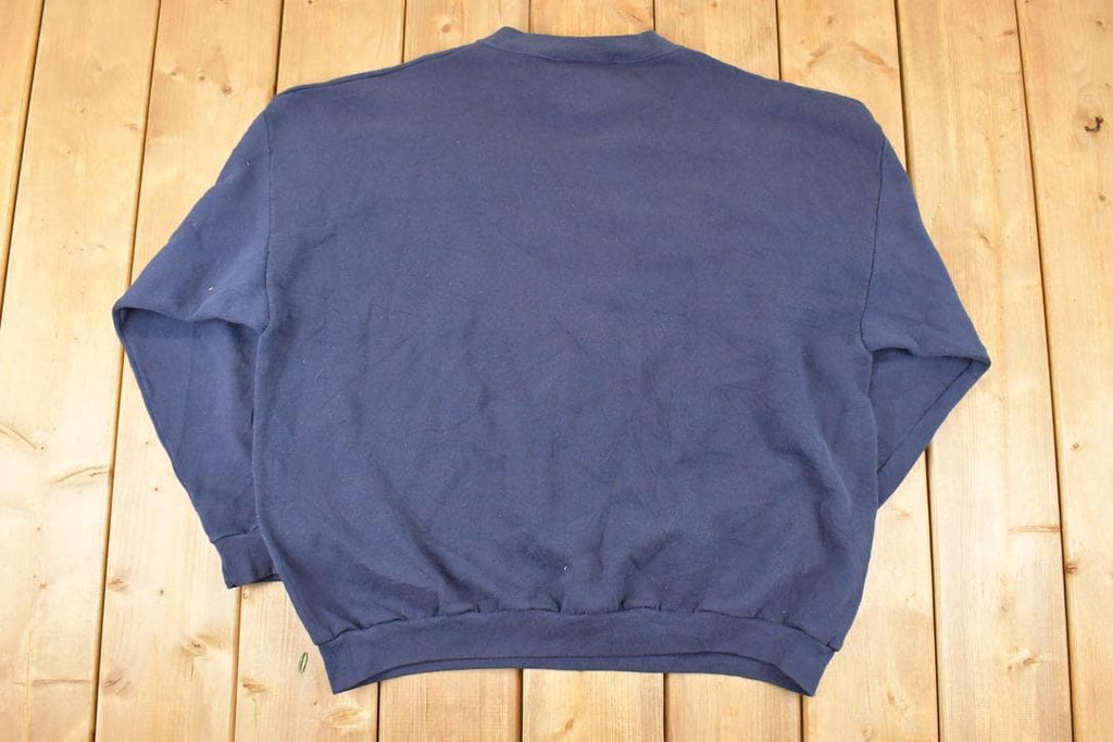 Vintage 1990s Minnesota Sportsman Embroidered Deer Crewneck Sweatshirt Mens XL