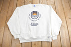 Vintage 1990s University Of Akron Collegiate Album Crewneck  Russell Athletics  Sportswear  Americana  Made in USA