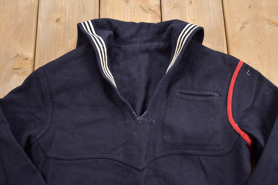 Vintage 1940s WWll Naval Wool Sweater